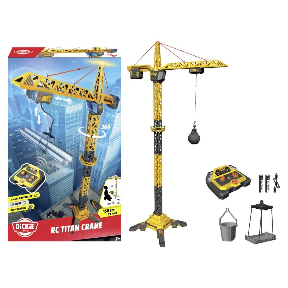 Dickie RC Žeriav Titan Crane 150 cm