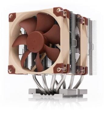 NOCTUA Chladič CPU NH-D9 DX-4677 4U, 2x 92mm, LGA4677, LGA4710, hnedá/strieborná