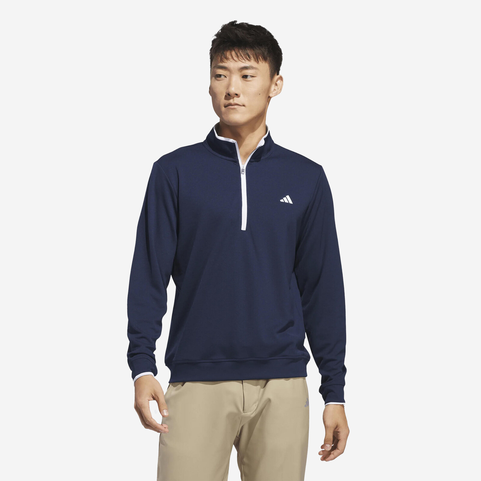 ADIDAS Conavy ľahká golfová bunda na krátky zips tmavomodrá