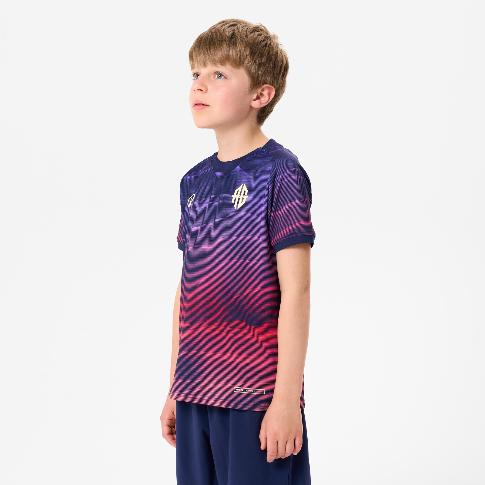 Detský futbalový dres Viralto II Antoine Griezmann fialový