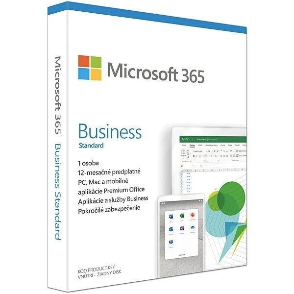 Microsoft 365 Business Standard P8 MacWin SK, 1rok KLQ-00695