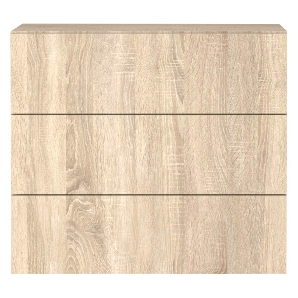 KONDELA Vertio KOM3S zásuvková komoda na stenu dub sonoma