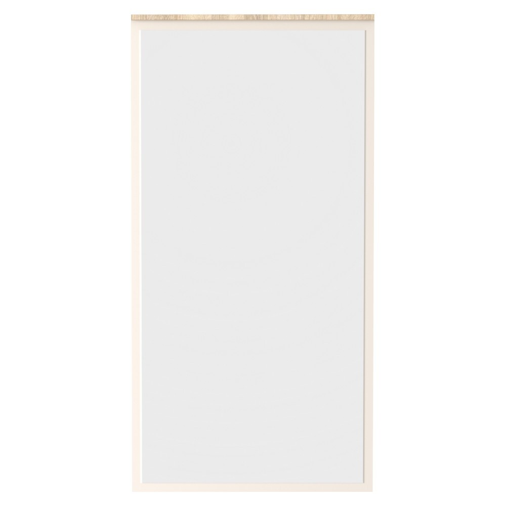 KONDELA Vertio LUS63 zrkadlo na stenu dub sonoma / kašmír