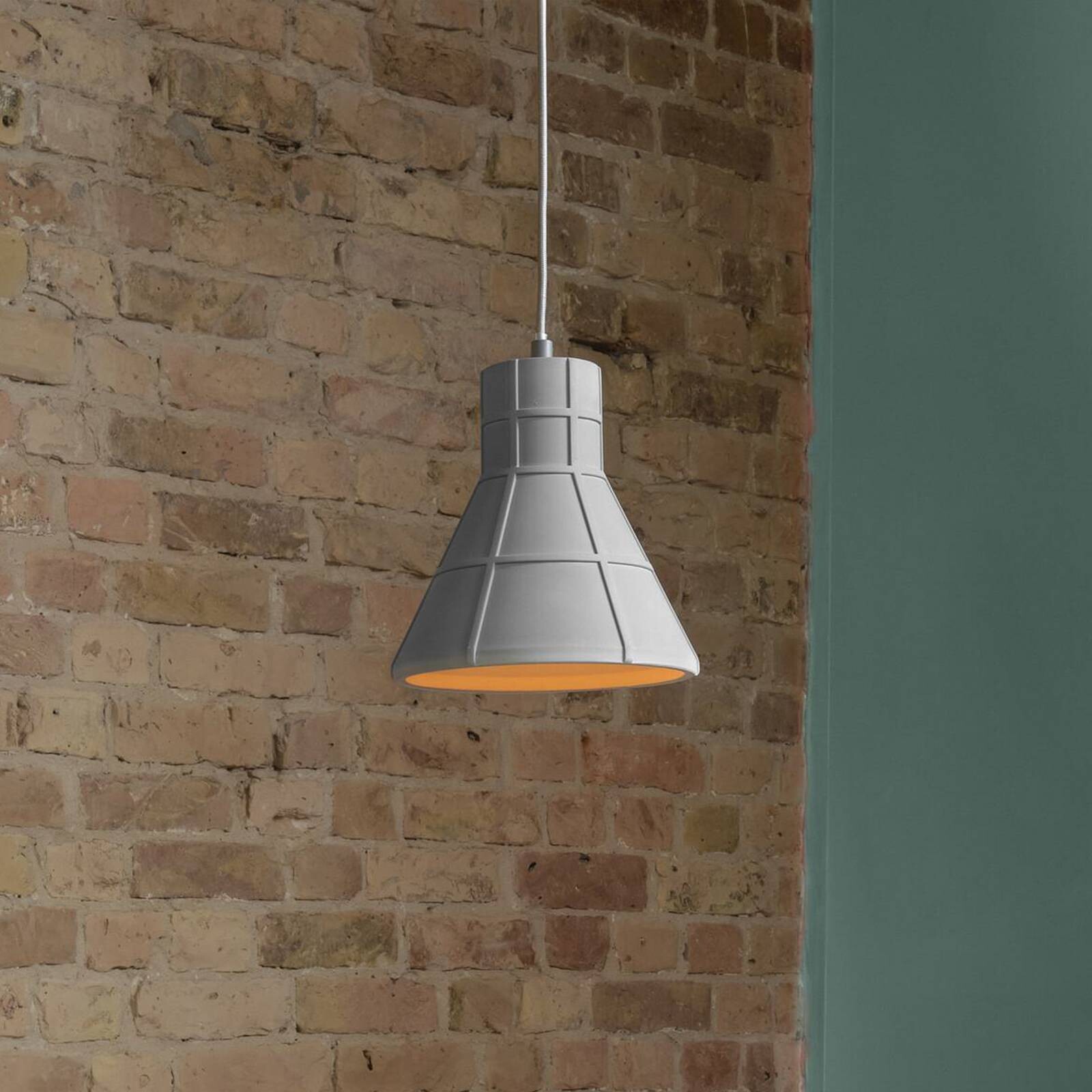 OSRAM závesné svietidlo CONCRETE BIM, sivá, Ø 20 cm, betón, E27