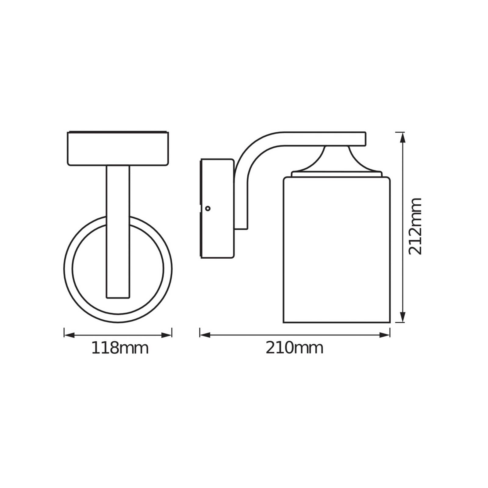 OSRAM Vonkajšie nástenné svietidlo ENDURA CLASSIC LANTERN CYLINDER, biele