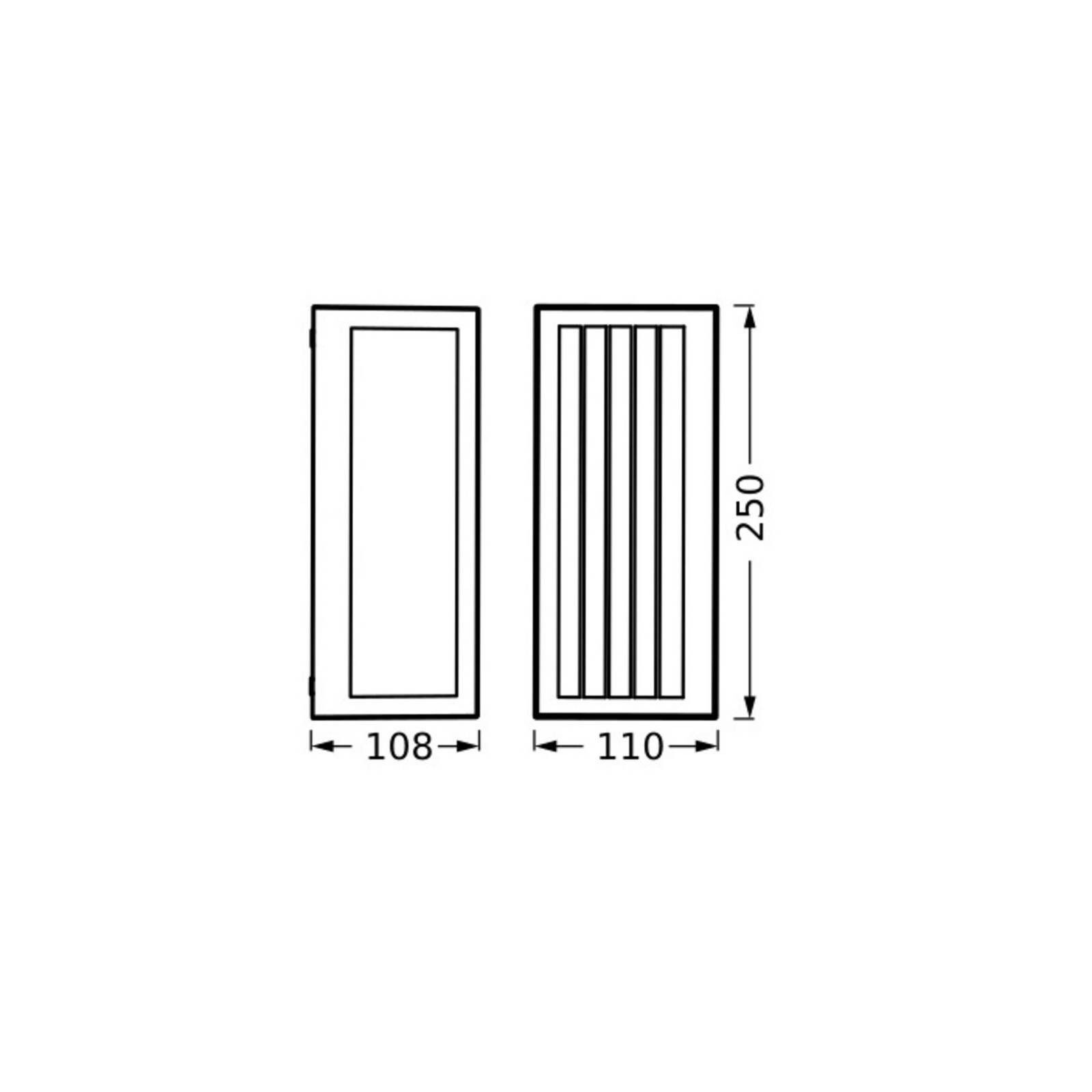 OSRAM Vonkajšie nástenné svietidlo ENDURA CLASSIC RADICK, tmavošedá, IP65