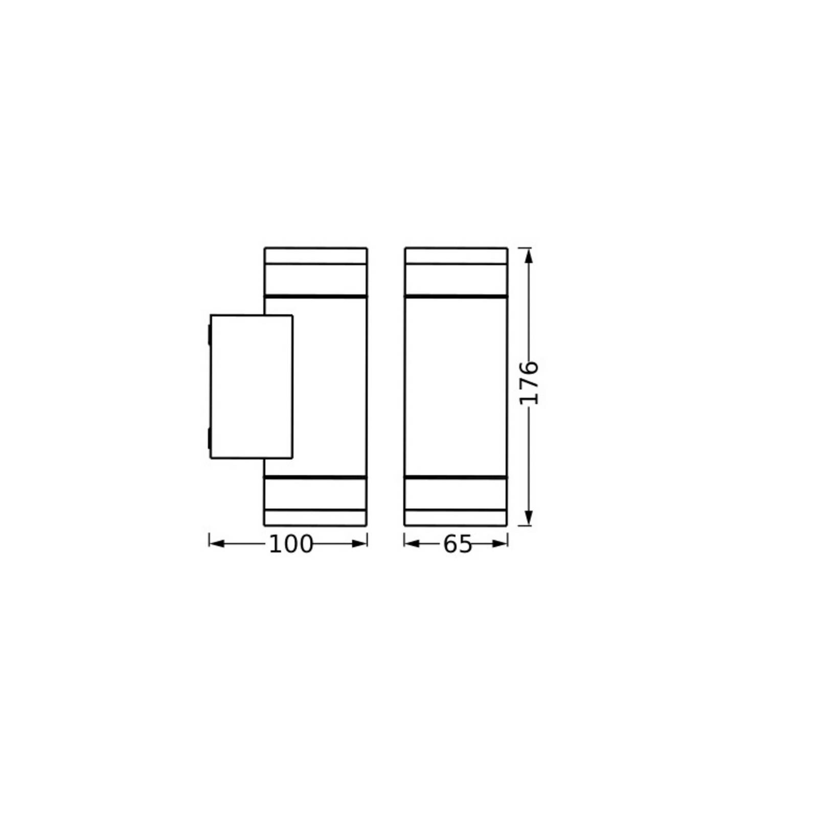 OSRAM Vonkajšie nástenné svietidlo ENDURA CLASSIC IVE, tmavošedé, IP65