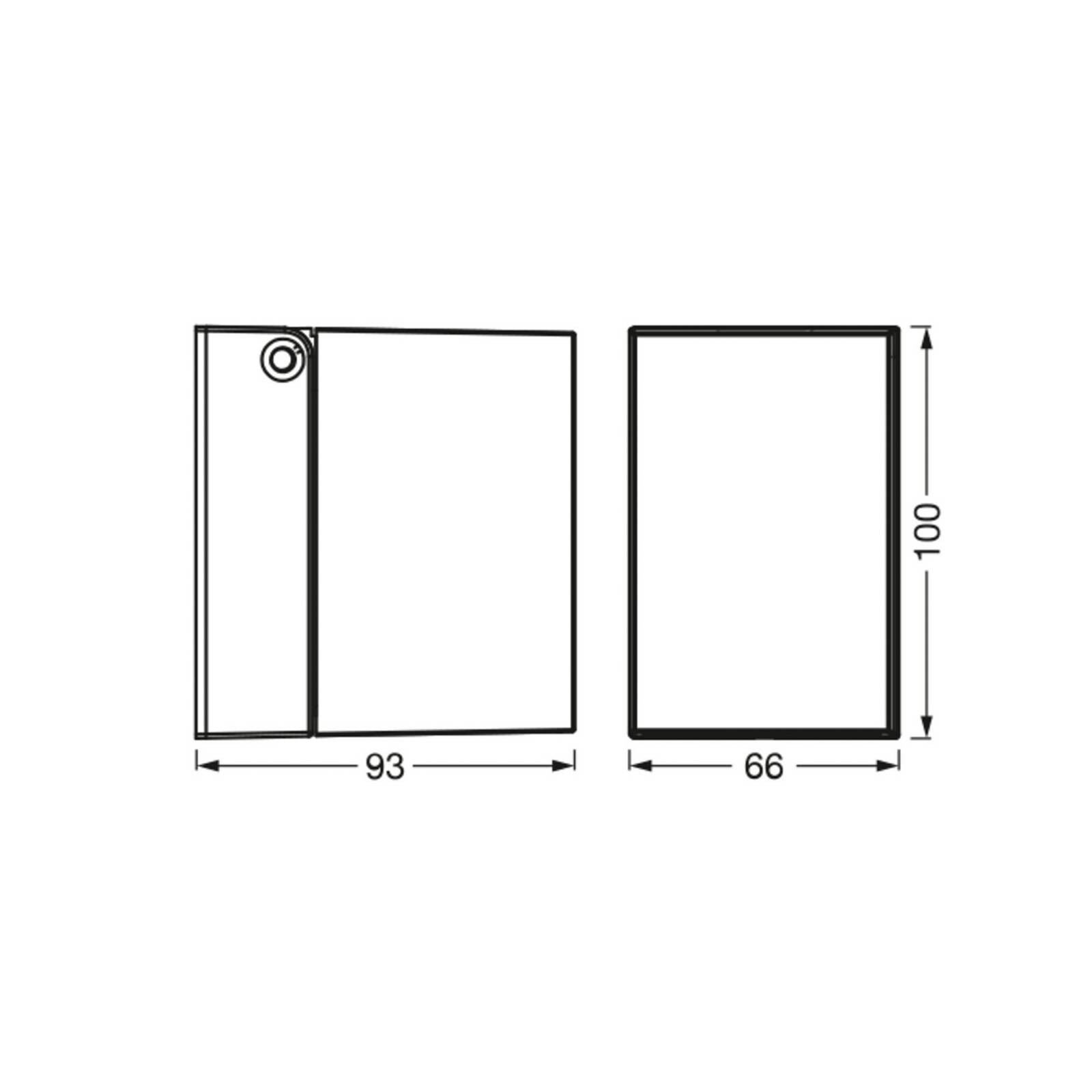 OSRAM Vonkajšie nástenné svietidlo ENDURA CLASSIC CUBE, biele kovové IP44