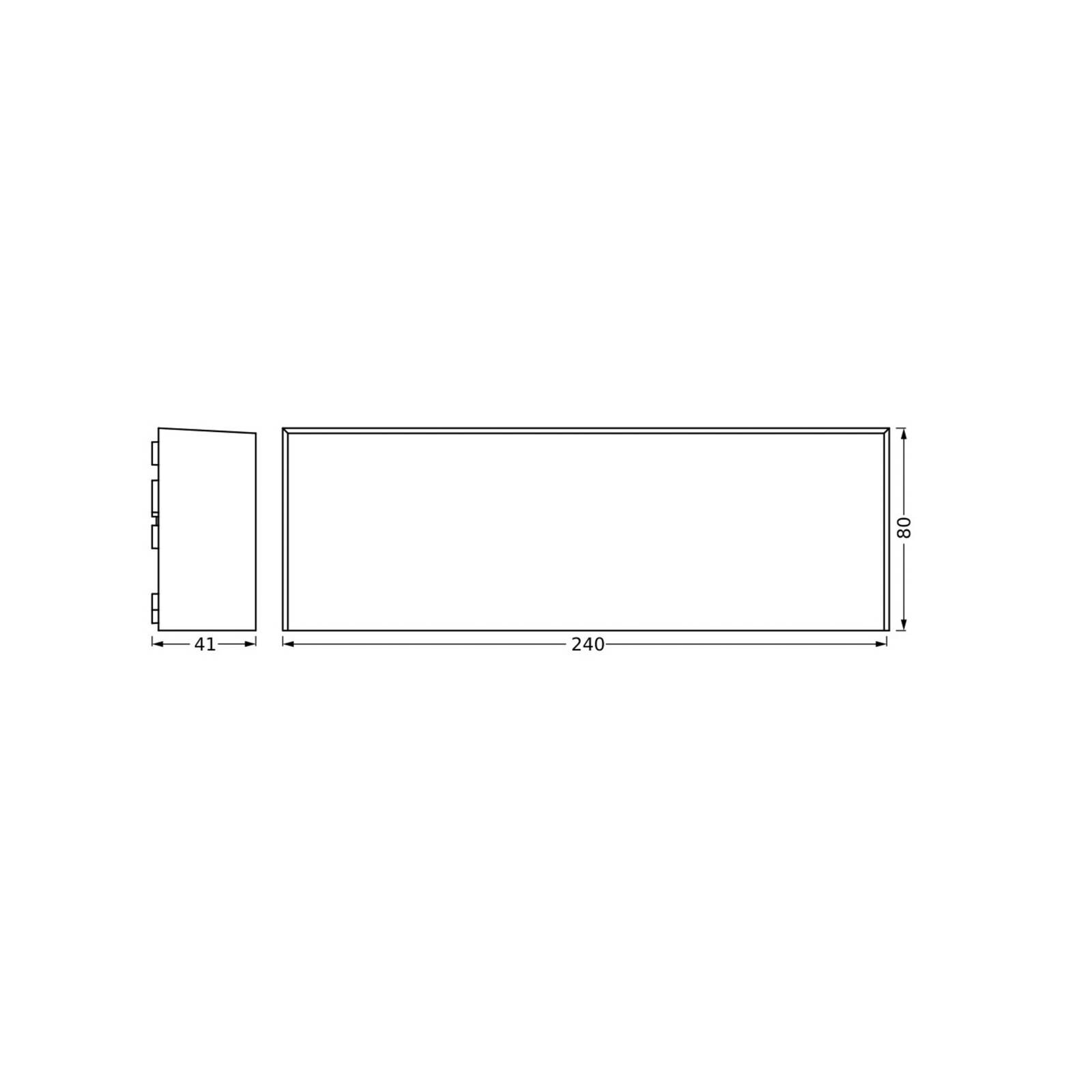 OSRAM LED vonkajšie nástenné svietidlo ENDURA STYLE IVO, tmavošedé IP65