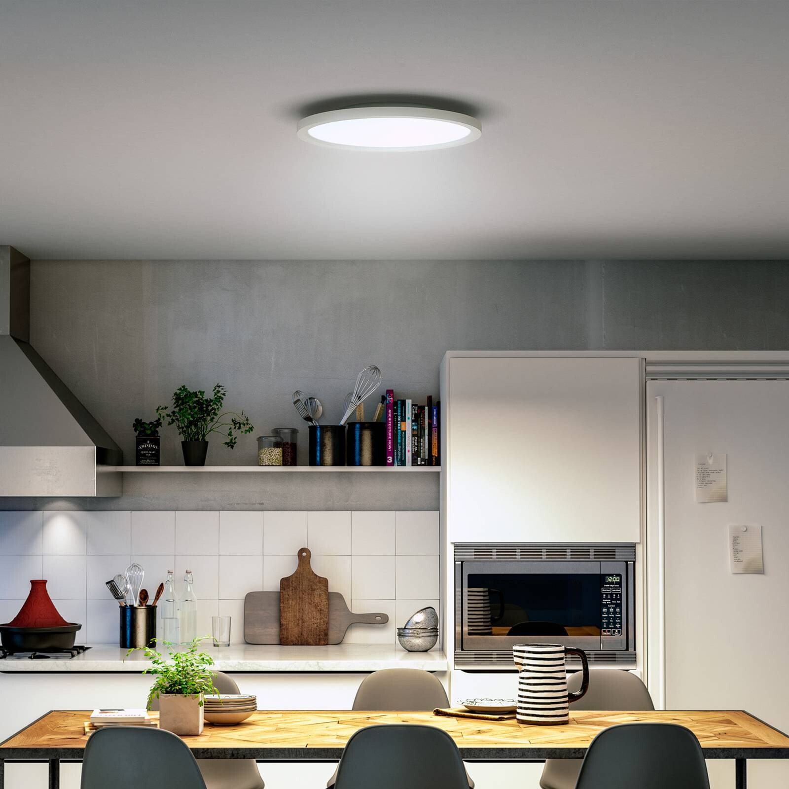 Philips Hue stropné LED svetlo White Ambiance Aurelle, Ø 40 cm