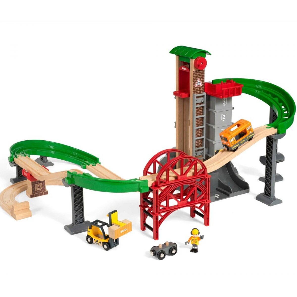 Brio World 33887 Sada Sklad sa zdvíhacím a nakladacím zariadením