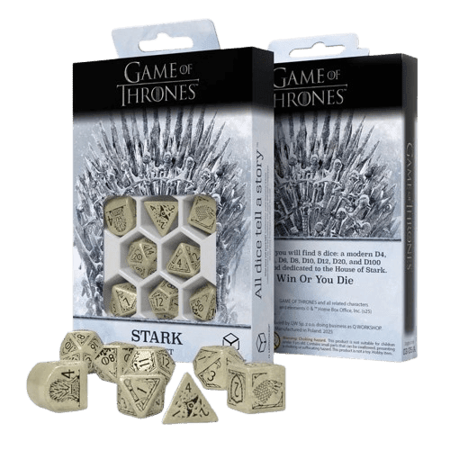 Q-Workshop Sada kostek Game of Thrones: Stark
