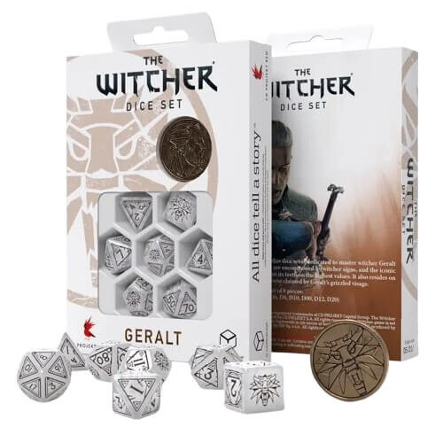 Q-Workshop Sada kostek The Witcher: Geralt