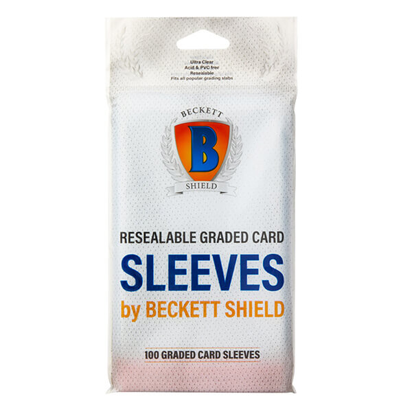 Beckett Obaly na karty Beckett Shield Standard Graded Resealable - 100 ks