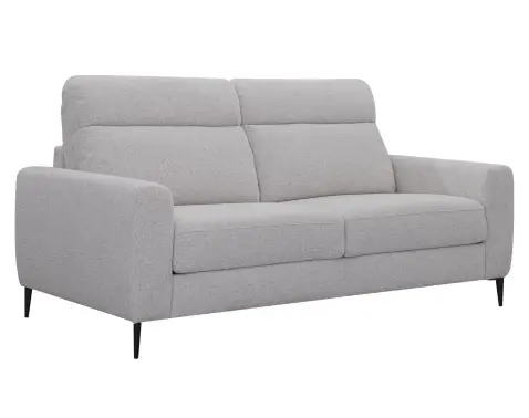 Rozkladacia pohovka na trvalé spanie Georgia, achátovo šedá tkanina%