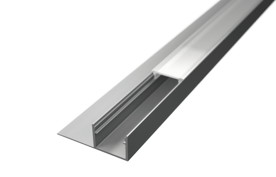 LED Solution Vstavaný profil pre LED pásiky V28 Vyberte variantu a dĺžku: Profil bez difúzora 1m LP313F-1M