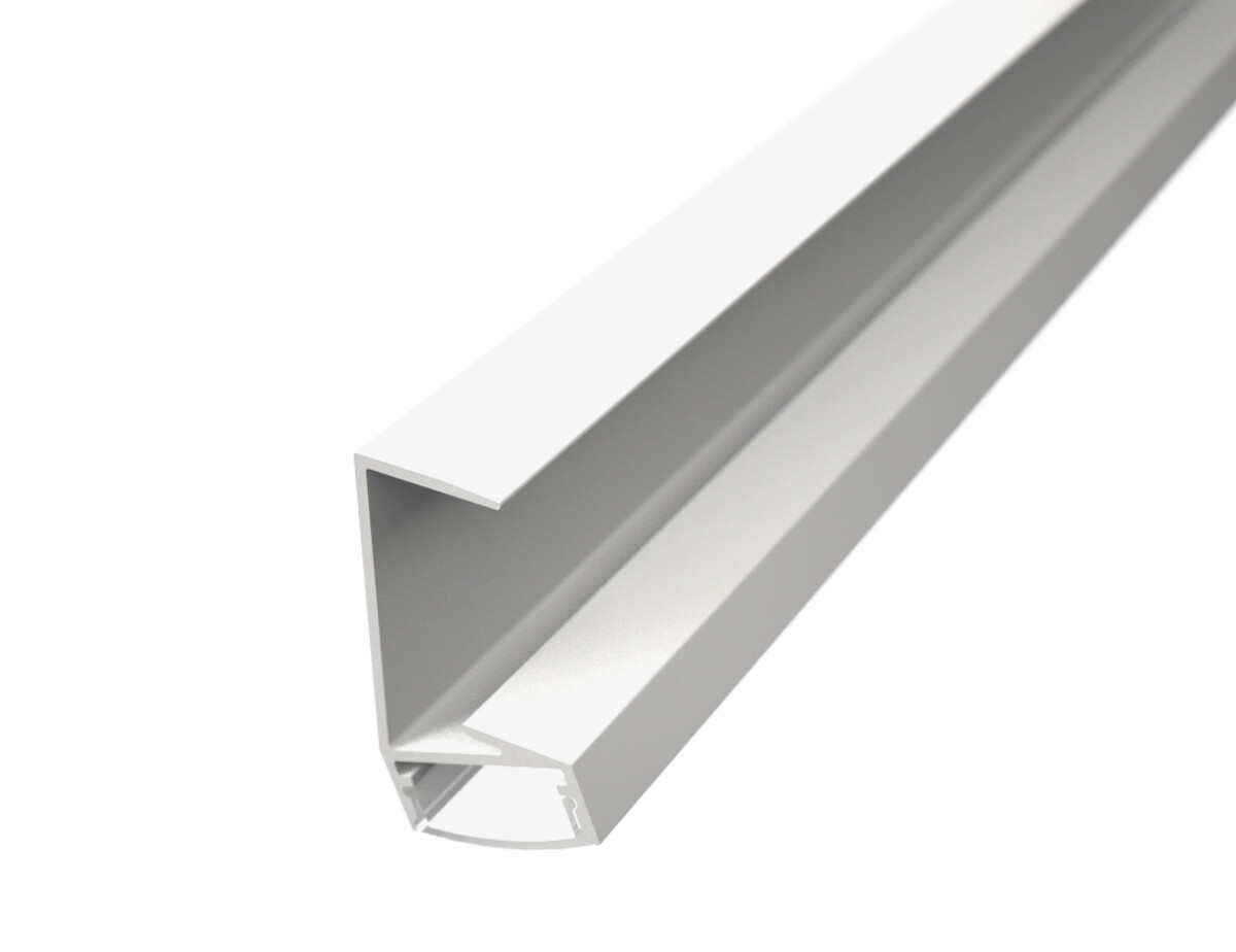 LED Solution Nábytkový profil pre LED pásiky NAB1 biely Vyberte variantu a dĺžku: Profil bez difúzora 2m LP702W