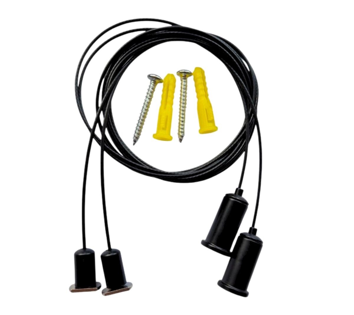 LED Solution Závesné lanká 2ks pre profil Z3 čierny LP411B-CLIP