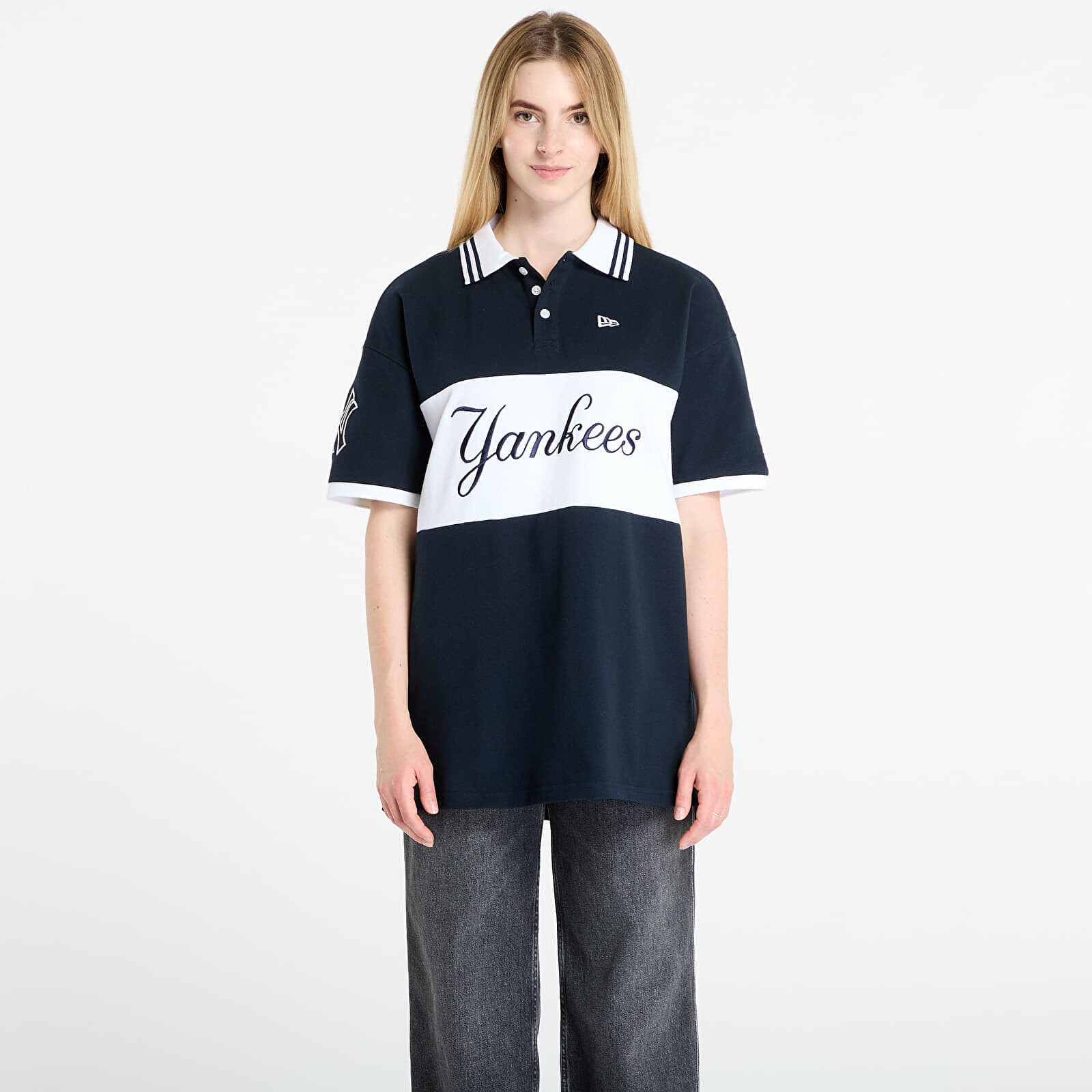Tričko New Era MLB Graphic Polo New York Yankees UNISEX Navy L