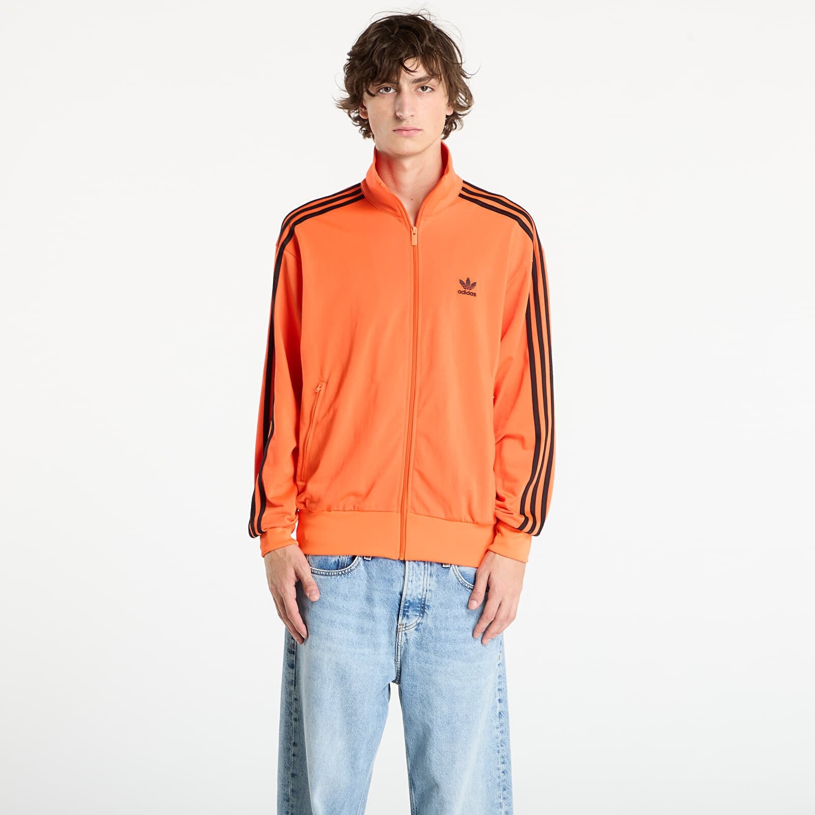 Mikina adidas Adicolor Classics Firebird Track Top Impact Orange/ Black L