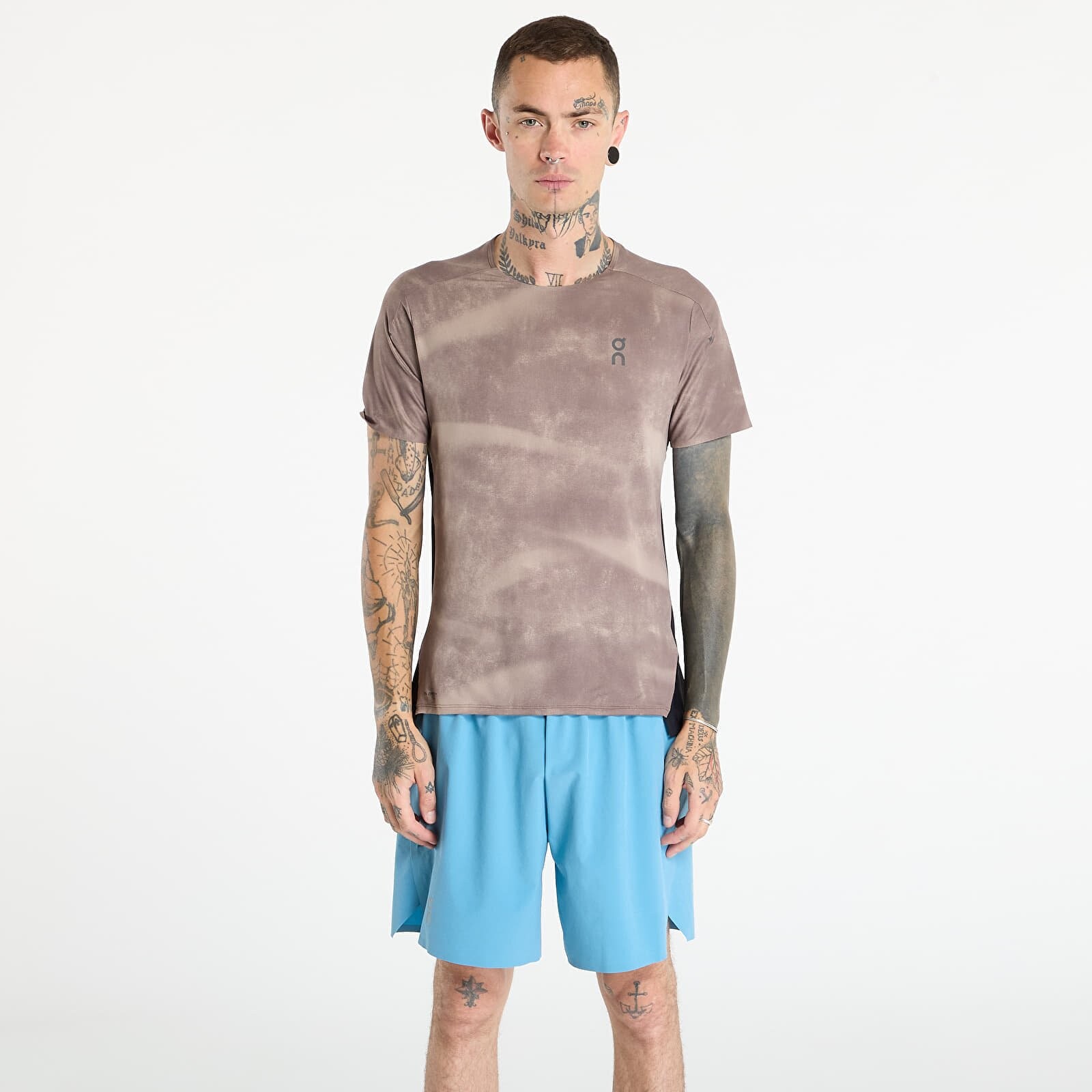 Tričko On Performance Tee AOP Cinder/ Black M