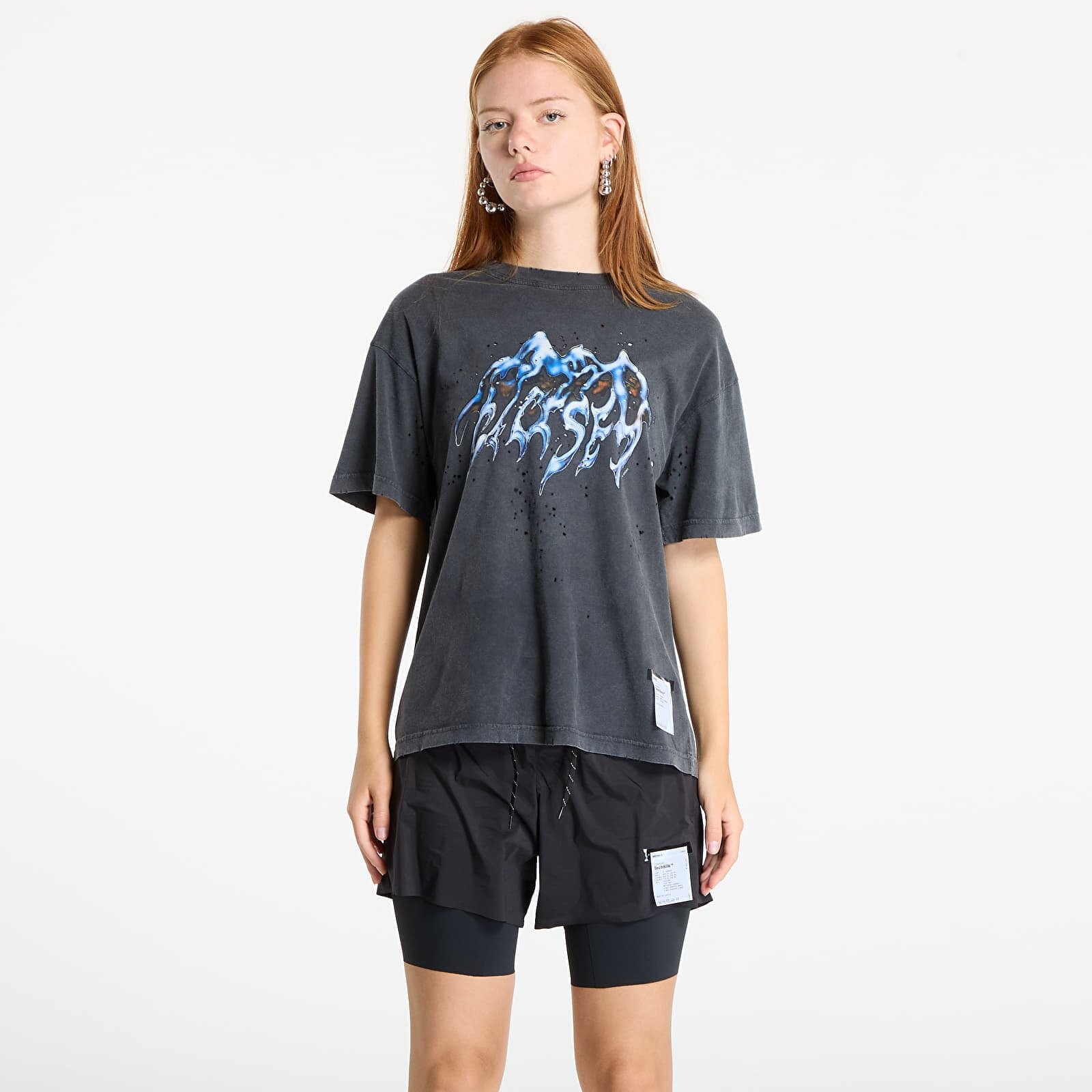 Tričko Satisfy MothTech T-Shirt UNISEX Aged Black M
