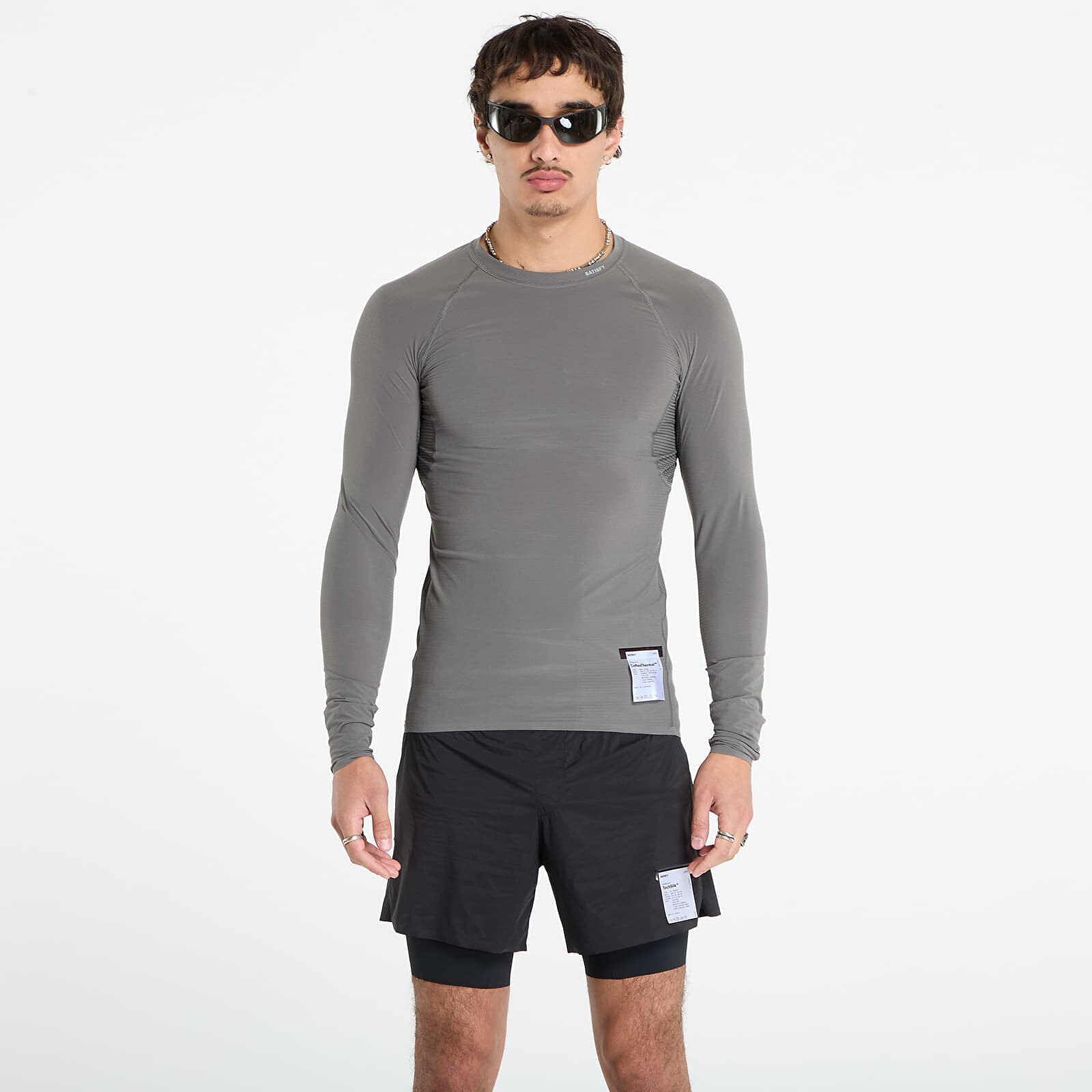 Tričko Satisfy Justice™ CoffeeThermal™ Base Layer Dark Natural L