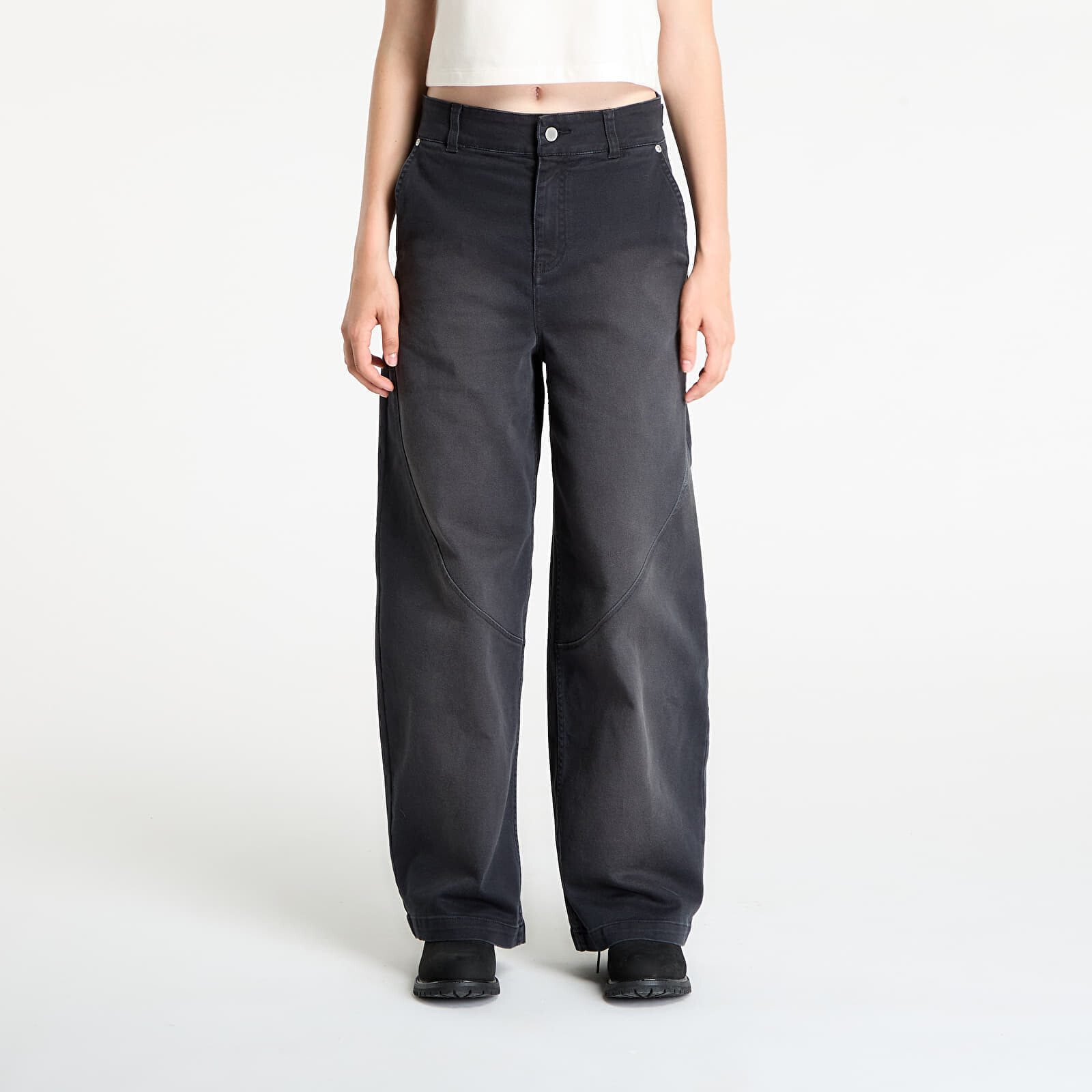 Kalhoty Jordan Flight Women's '91 Wide-Leg Baggy Pants Black L