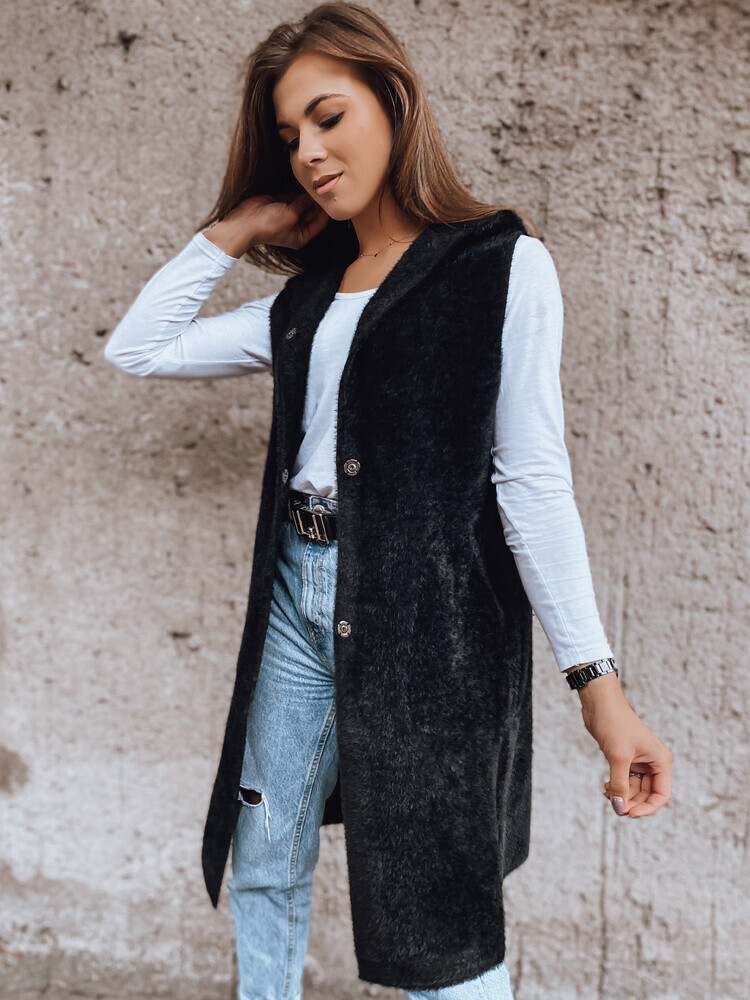 Dámska vesta ARTEMI čierna Dstreet