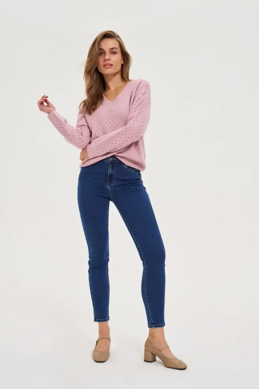 Marisse WOMEN'S JEANS Z-JE-4810 NAVY