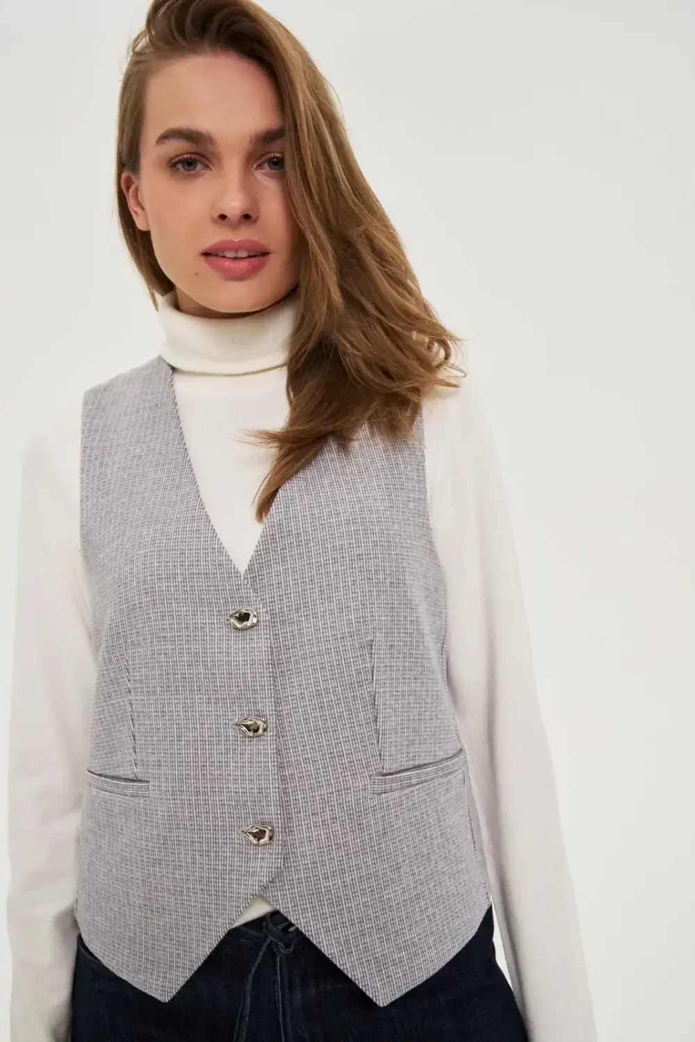 Marisse WOMEN'S JACKETS Z-KA-4808 L.GREY