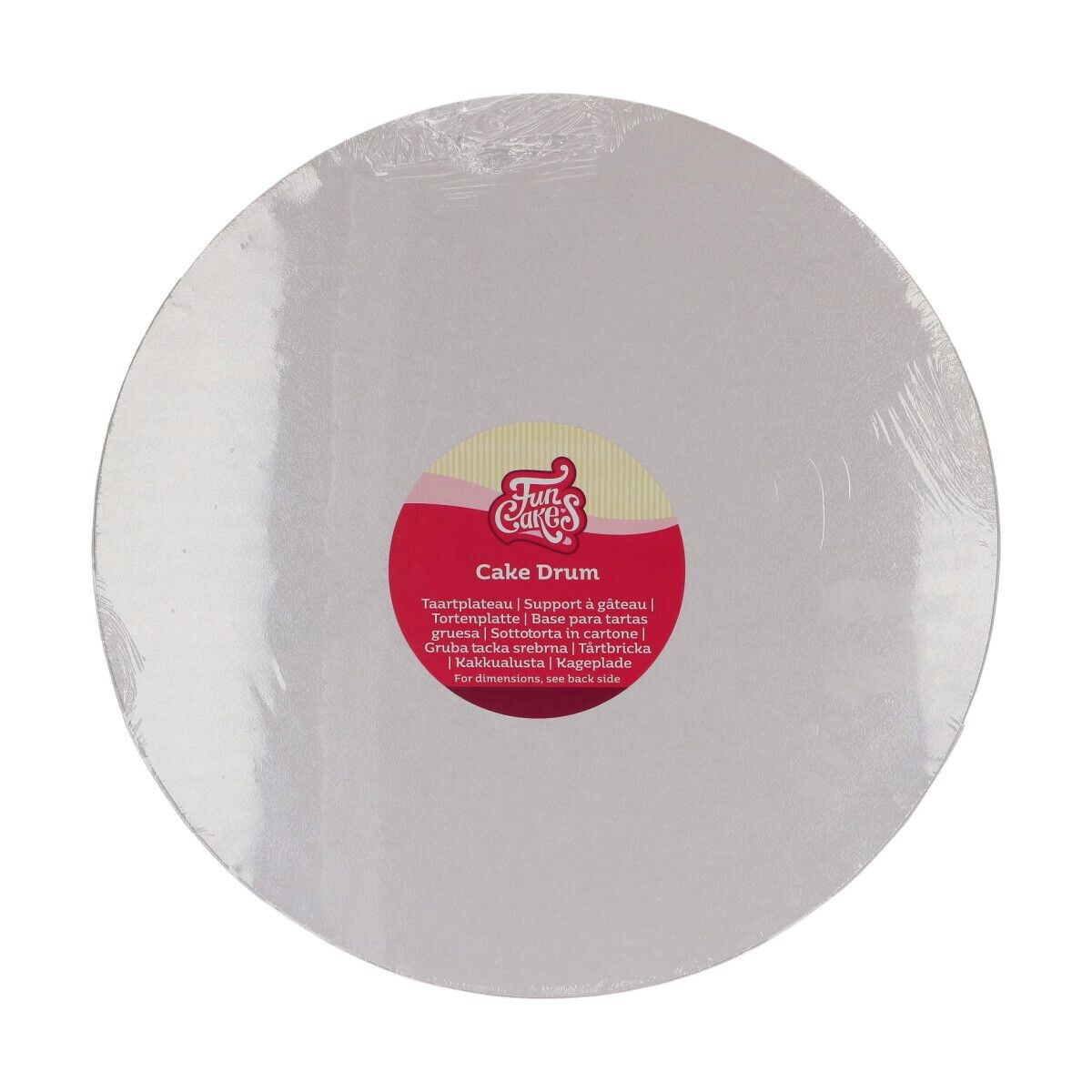 Funcakes Tortová podložka biela Ø 30,5 cm