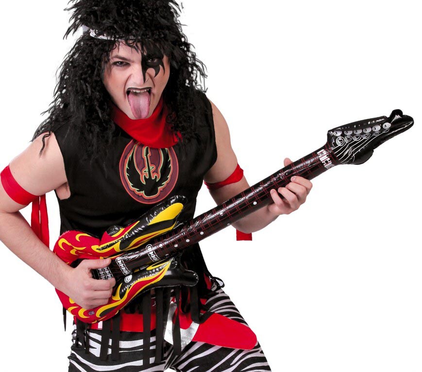Guirca Nafukovacia rocková gitara 90 cm