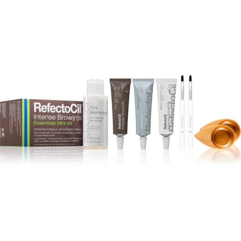 RefectoCil Intense Brow[n]s Essentials Mini Kit set na úpravu obočia na obočie