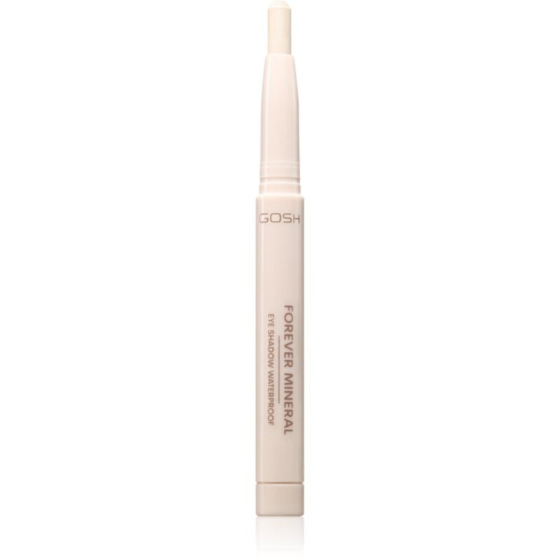 Gosh Forever Mineral Shimmer trblietavé očné tiene v ceruzke odtieň 001 Pearly White 1.4 g