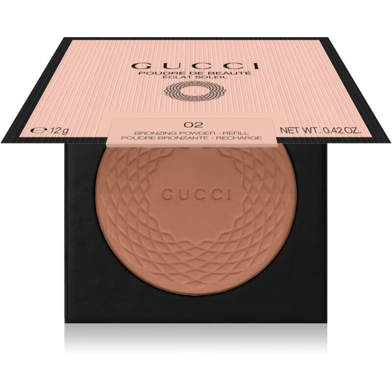 Gucci Gucci Beauty Poudre De Beauté Éclat Soleil Powder bronzer náhradná náplň odtieň 02 12 g