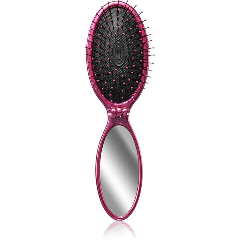 Wet Brush Pop and Go Detangler Pink hrebeň na vlasy so zrkadielkom 1 ks