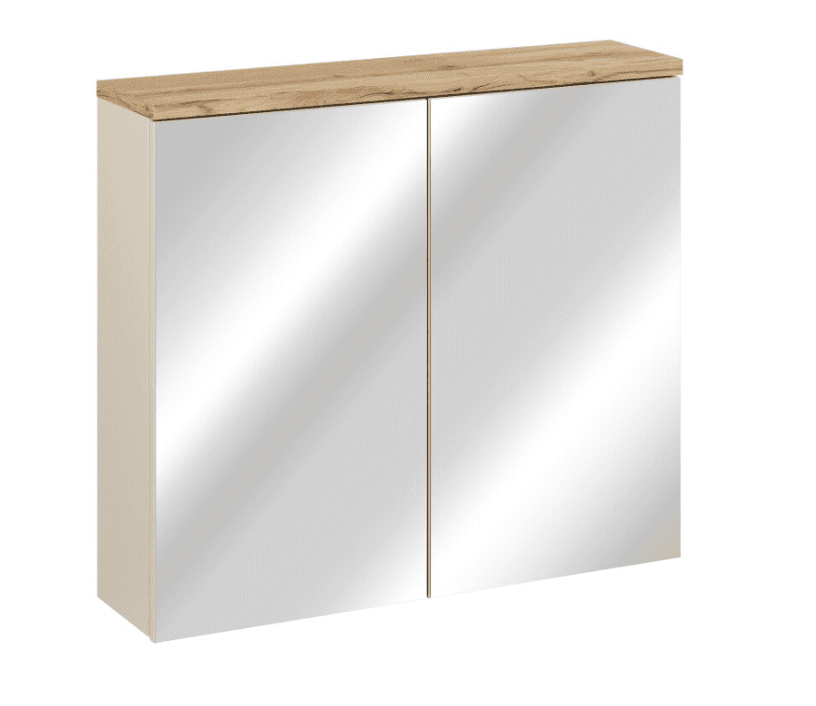 ArtCom Zrkadlová skrinka BALI Cashmere 841 | 80 cm