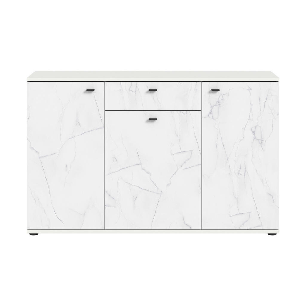 MID.YOU KOMODA, biela, 138/87/40 cm