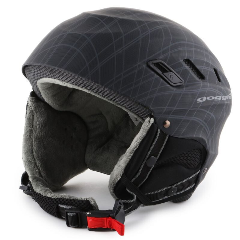 Lyžiarska prilba s okuliarmi Dark Grey S200-2 56-57 cm