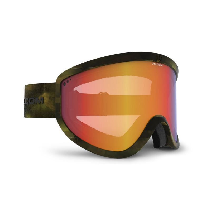Dámske/pánske zimné okuliare na snowboard Volcom Footprints red (VG0622303) Jedna velikost
