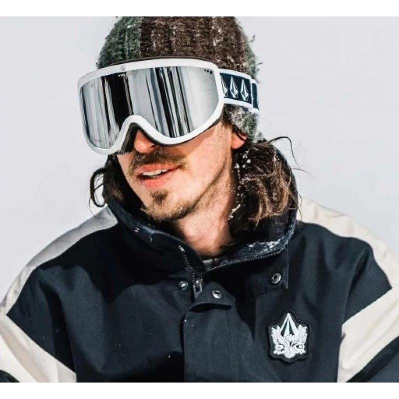 Dámske/pánske športové snowboardové okuliare Volcom Footprints silver (VG0622116) Jedna velikost