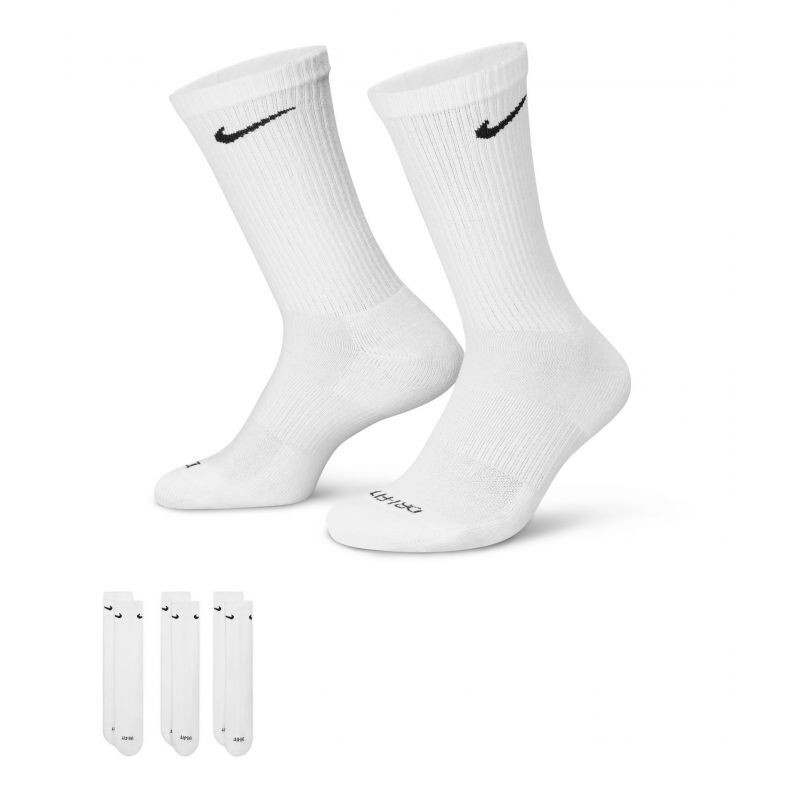 Ponožky Nike Everyday Plus Cushioned 3pack SX6888-100 M 38-42