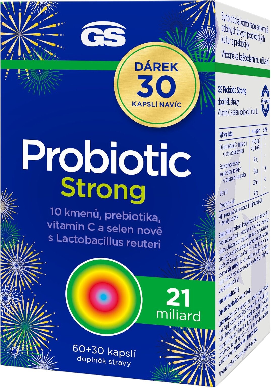 GS Probiotic Strong 90 kapsúl