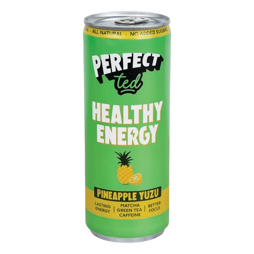 NATU Healthy Matcha Energy Drink ananás a yuzu 250 ml