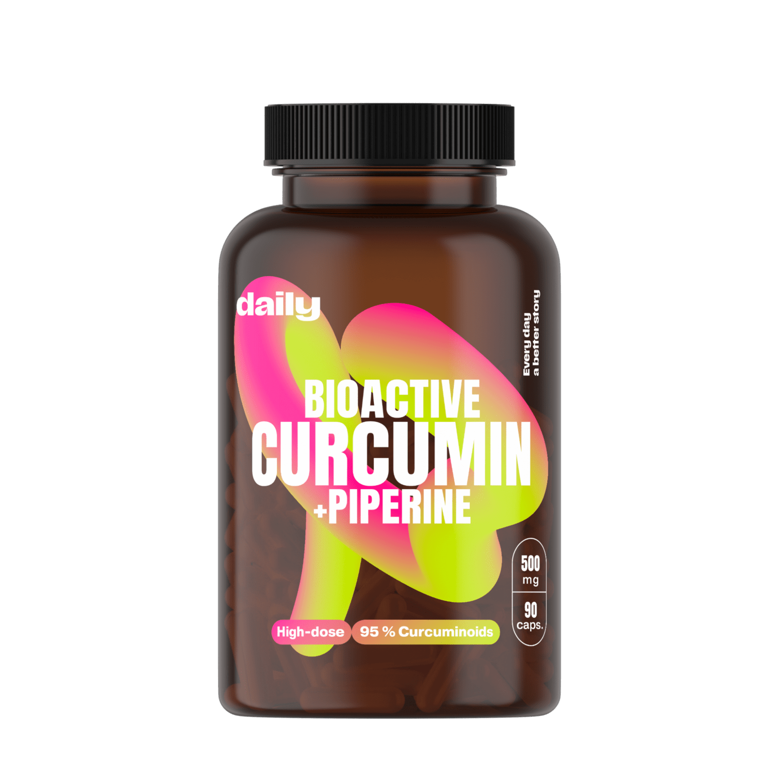 DAILY Bioactive Curcumin + Piperine 90 kapsúl