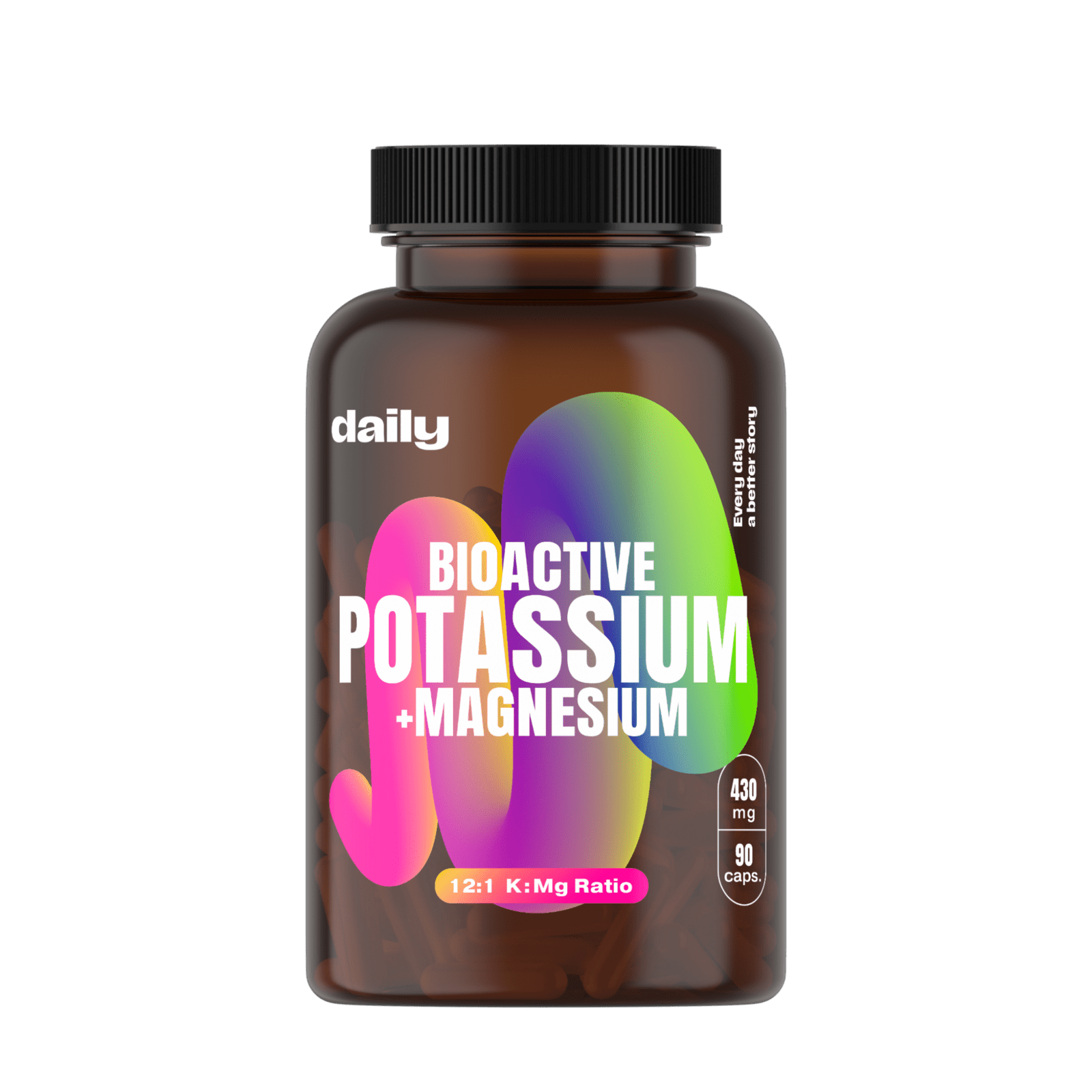 DAILY Bioactive Potassium + Magnesium 90 kapsúl