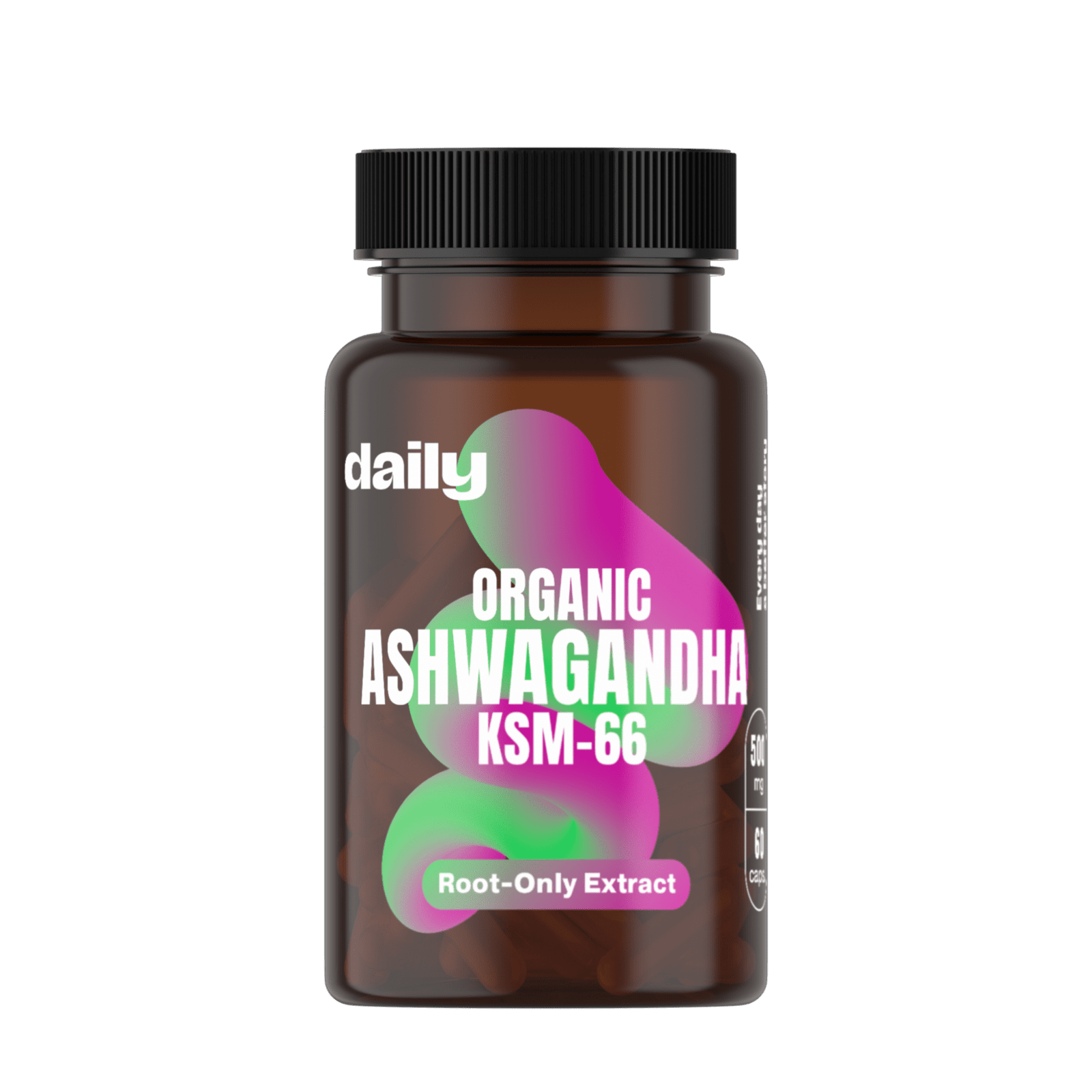 DAILY Organic Ashwagandha KSM-66 60 kapsúl