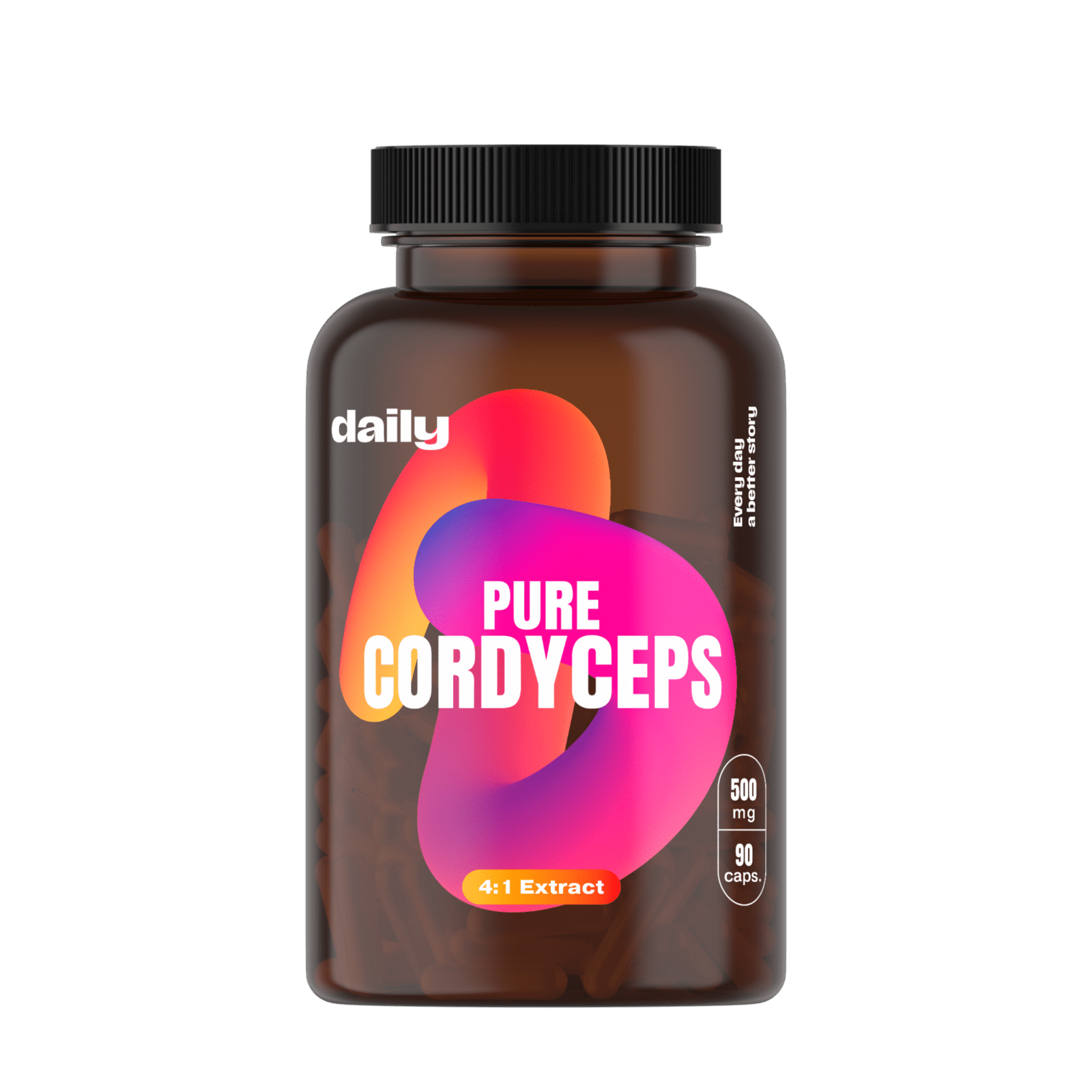 DAILY Pure Cordyceps 90 kapsúl