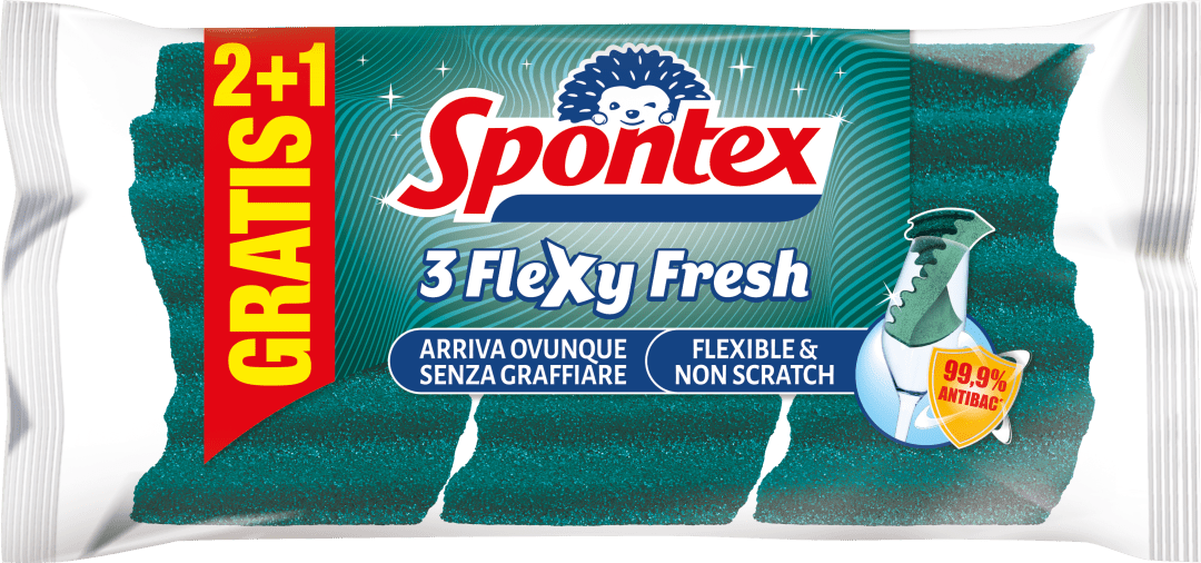 SPONTEX Fresh hubka 2+1 ZADARMO